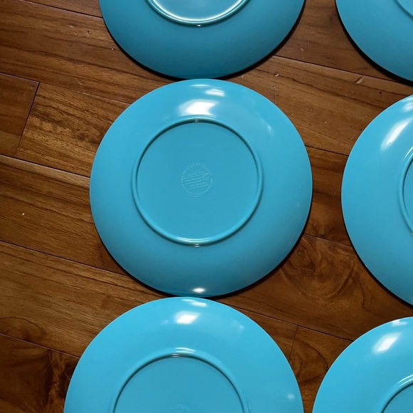 Snowman plate set melamine snowman plates -set of 6 - Picture 8 of 8